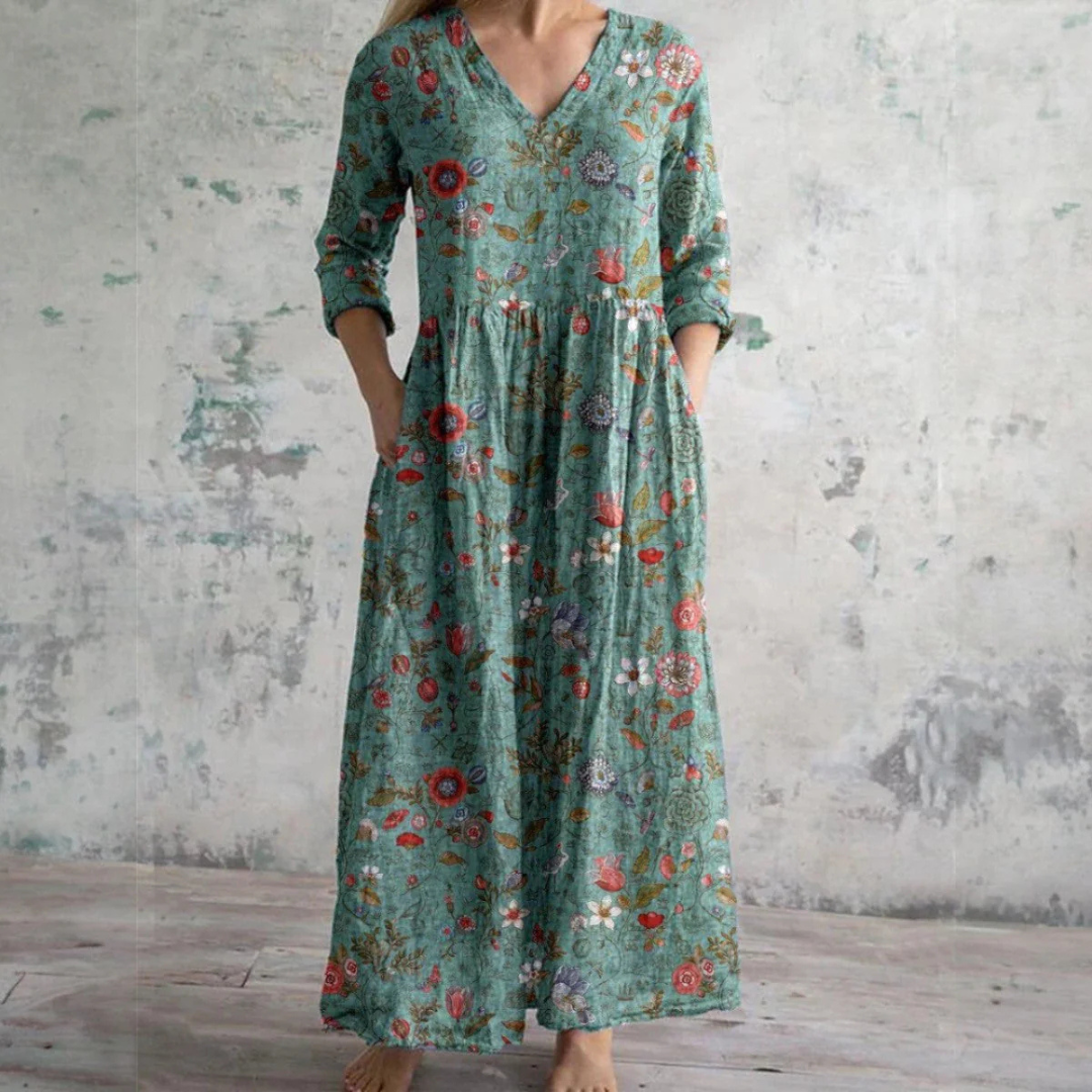 Aisling™ - Rochie de Vară Elegantă din Material de Înaltă Calitate cu Model Floral