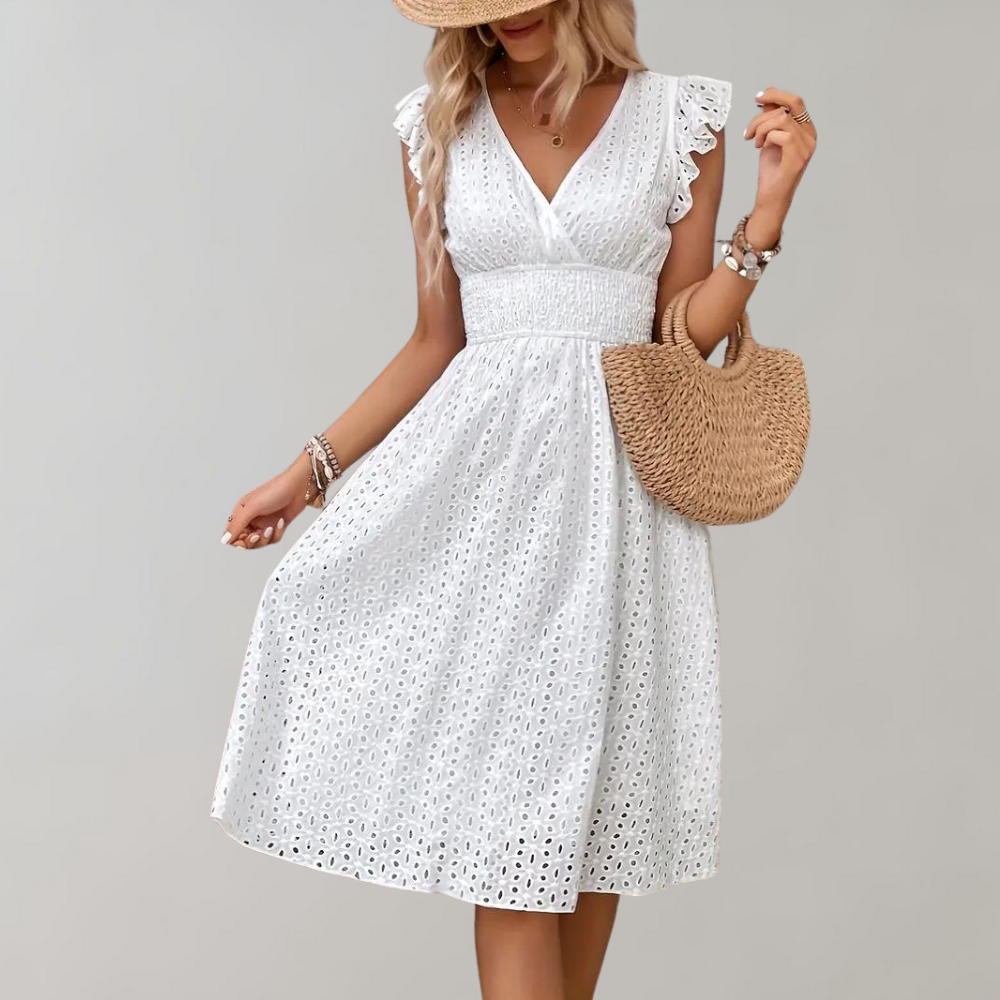 Lisa - Rochie de vară elegantă cu volane