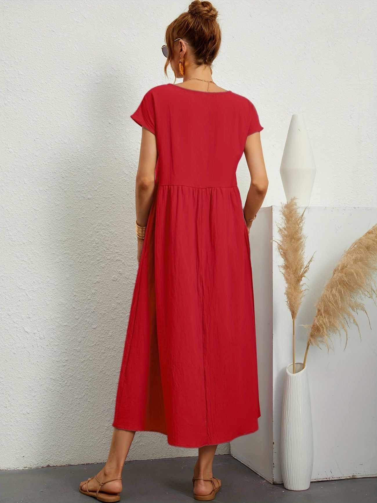 Camille - Rochie cu decolteu rotund